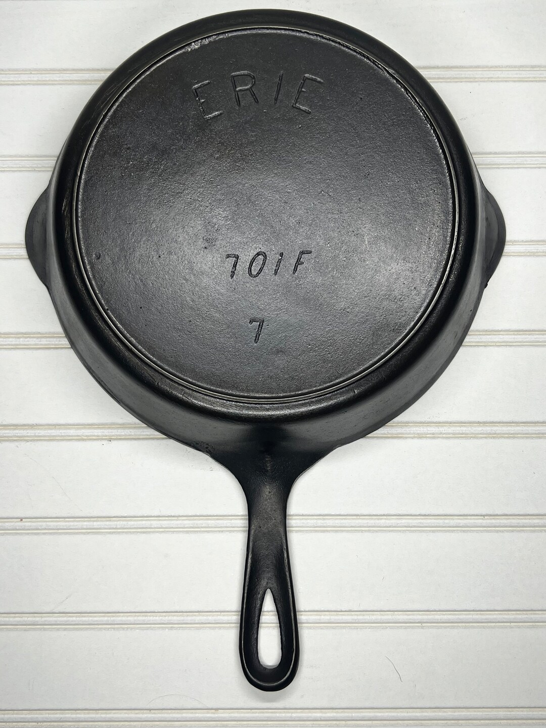 Erie 7 Cast Iron Skillet cracked Etsy