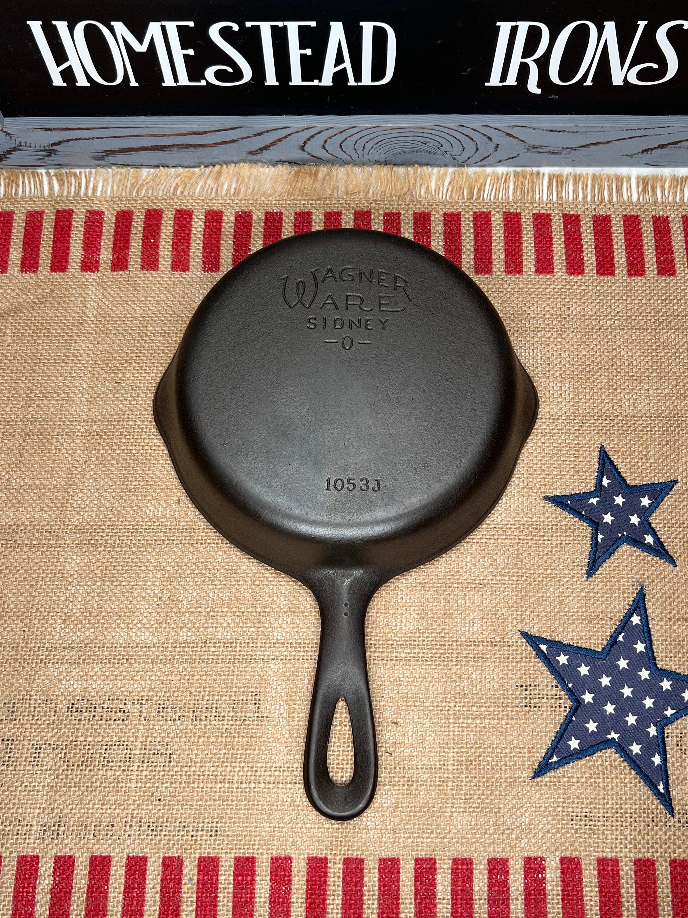 Vintage Wagner Ware Sidney O Cast Iron Skillet 1053 C No 3 0 #3 Spoon  6-1/2 Pan - Yahoo Shopping