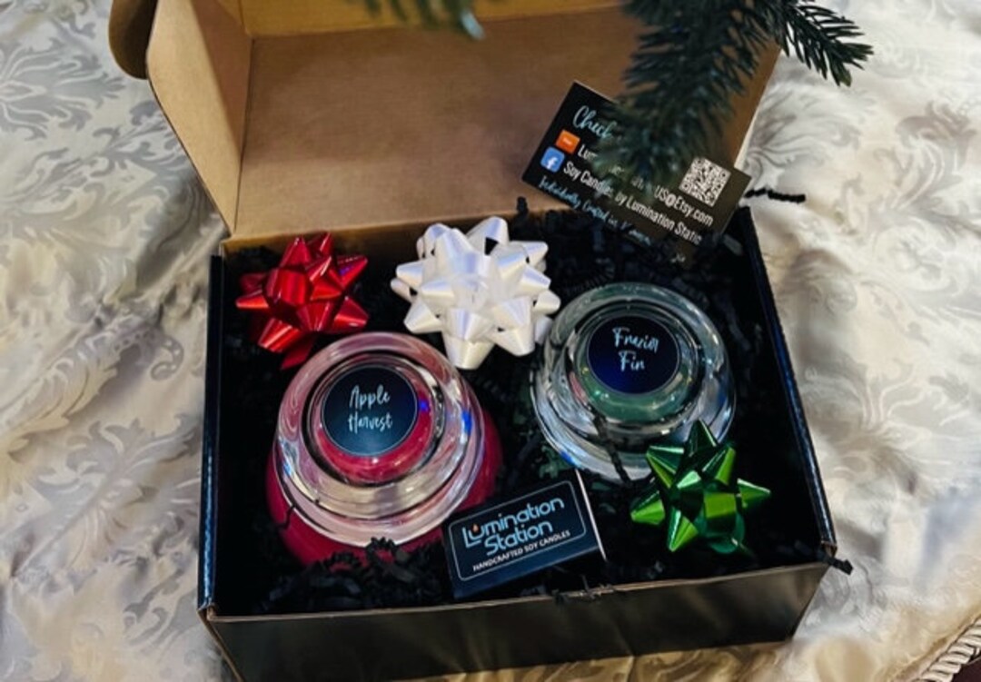 Handcrafted Holiday Soy Candles by Lumination Station Etsy