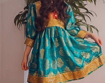 Afghan girls | kids dress | Afghani | Traditional Afghan girl clothes | dress shalwar kameez