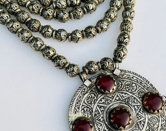 Afghan Necklace  Kuchi  Ethnic Jewelry Kashmiri Turkman