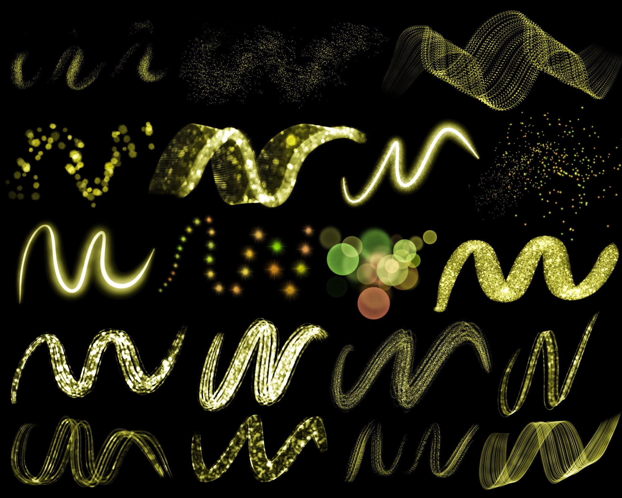 60 Procreate Glitter Brushes Glitter Procreate Brushses Etsy UK