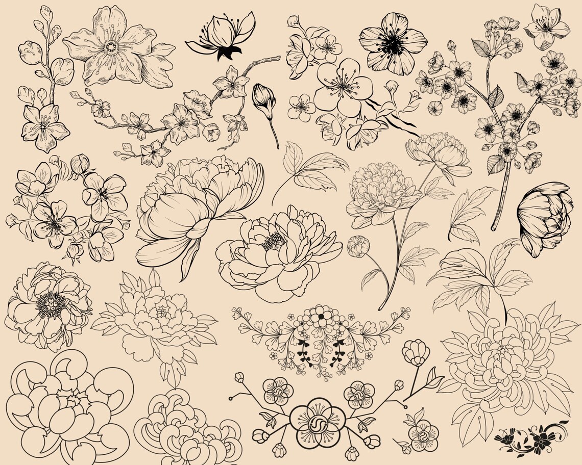 215 Procreate Japanese Tattoo Brushes Procreate Japan Etsy