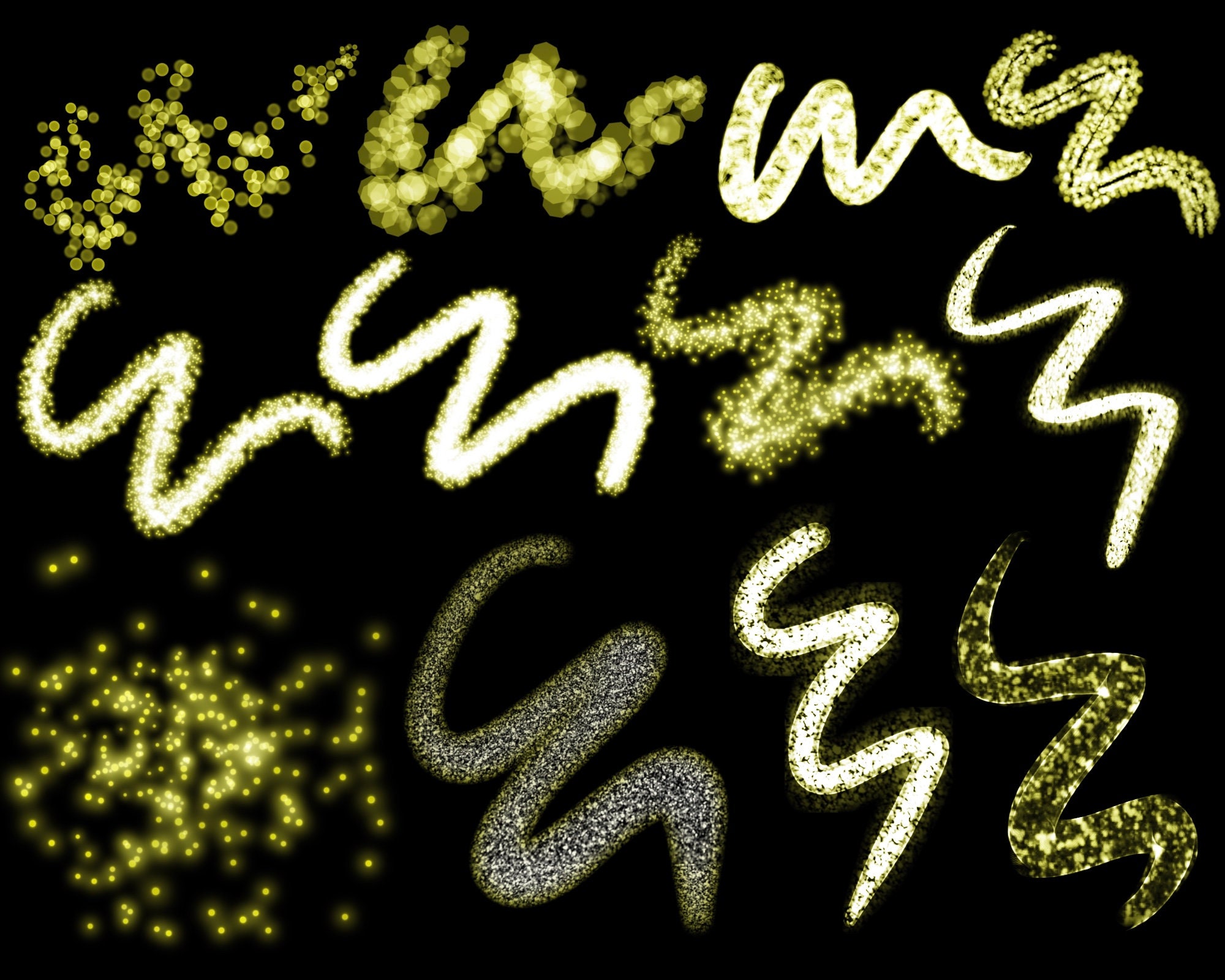 60 Procreate Glitter Brushes Glitter Procreate Brushses Etsy UK