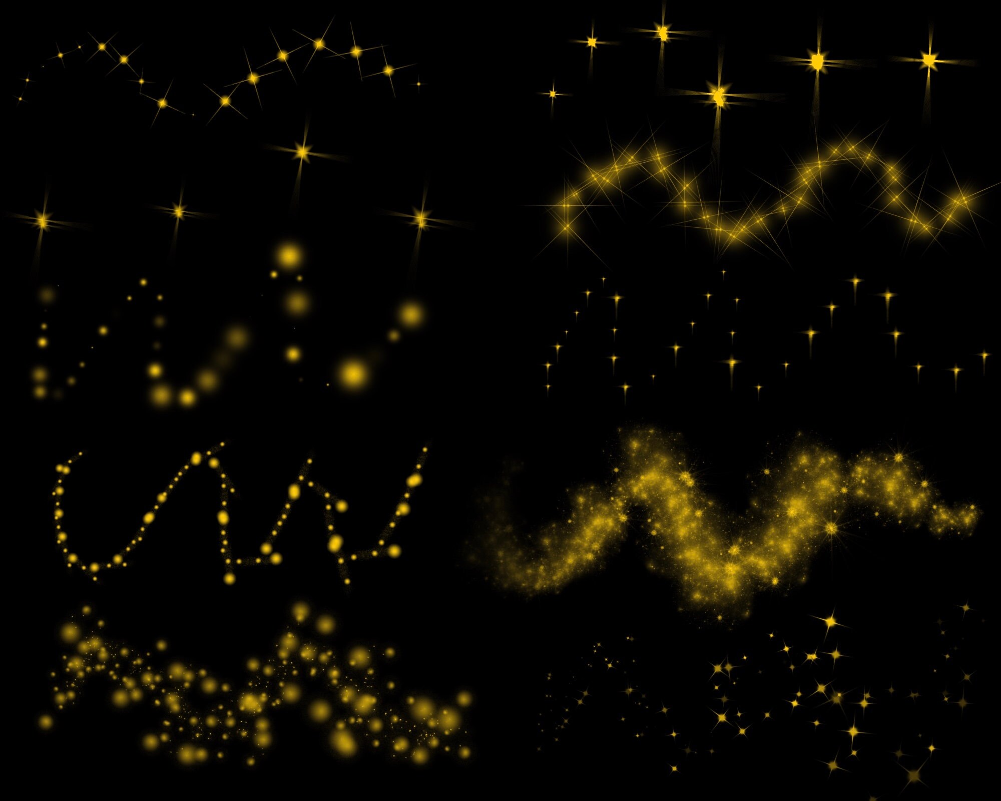 60 Stardust Procreate Dual Brushes Procreate Stardust Etsy