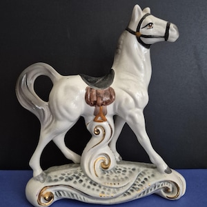 Vintage Horse Foal Pony Figurine - Mid Century Equine Art - Made in Italy