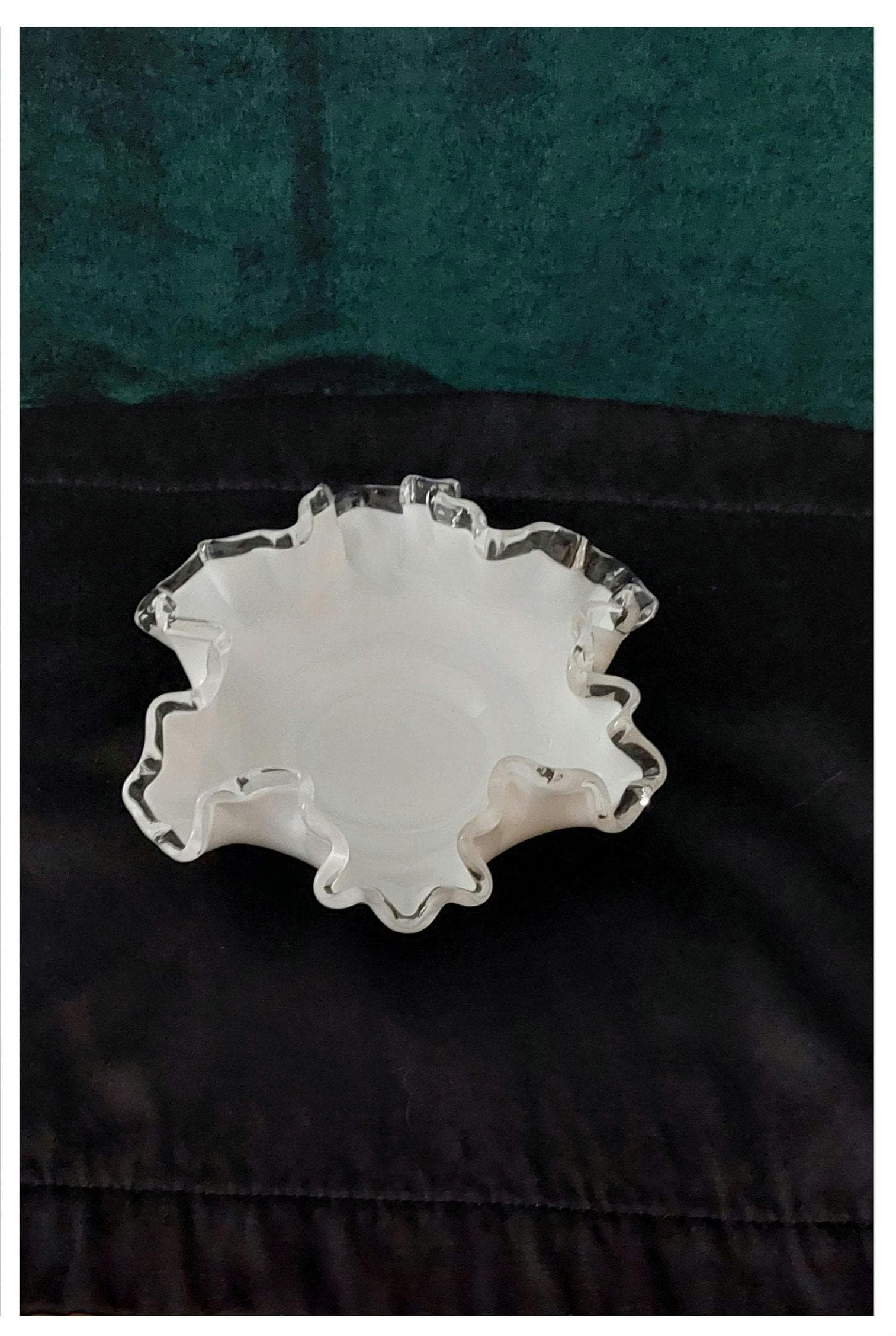 Fenton Blue Candy Dish S - Etsy