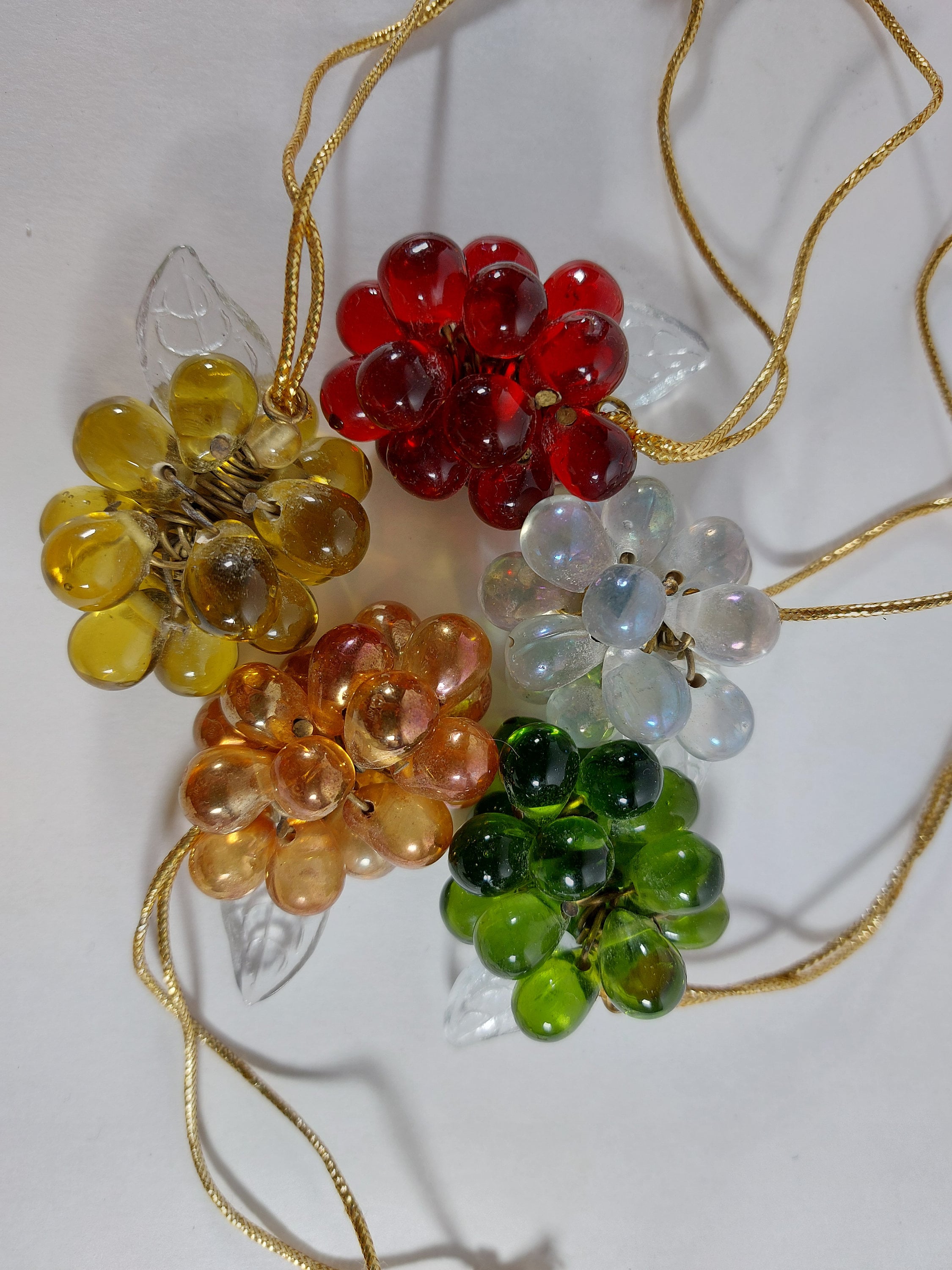 Lot De 6 Verres À Vin Pioggia Arc-En-Ciel En Verre De Murano Soufflé