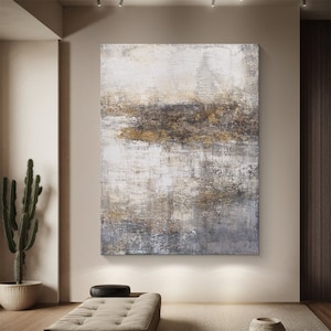 Beige Blue Textured Wall Art,Wabi-Sabi Wall Art,Neutral Beige Texture Canvas Painting,Beige Abstract Wall Art,Modern Abstract Painting