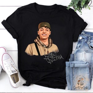 Handgezeichnetes Peso Pluma T-Shirt, Peso Pluma Shirt, handgezeichnetes Shirt, Sänger Shirt, mexikanisches Sänger Shirt