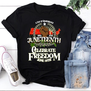 Juneteenth Freedom June19th Unisex Vintage T-Shirt, Juneteenth Shirt, Anti Racist Shirt, Black Lives Matter Shirt, Equal Rights Shirt