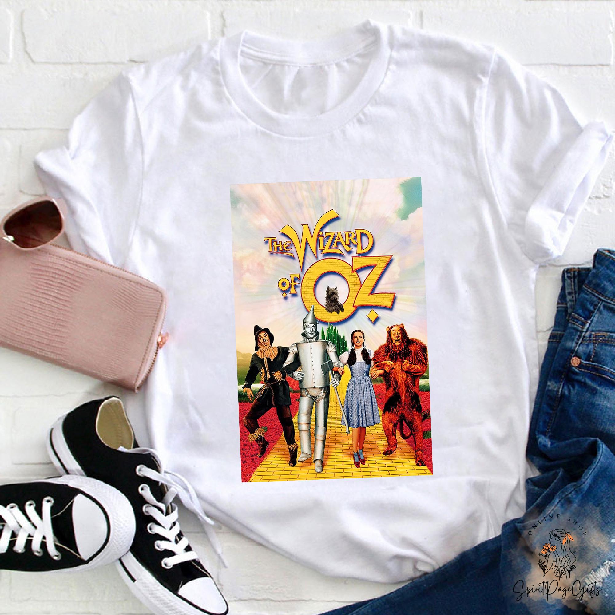Chemise du magicien d'Oz, affiche de film Vtg des années 90