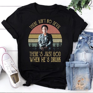 Vintage Retro Tom Waits Music Icons Classic T-Shirt, There Ain&#39;t No Devil Shirt, Tom Waits Shirt, Gift For Fans