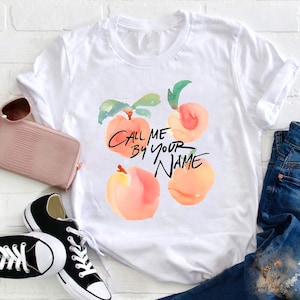 Call Me By Your Name Peaches Timothee Chalamet Unisex T-Shirt, Call Me by Your Name Shirt, Love Call Me by Your Name, Movie Sweater For Fans