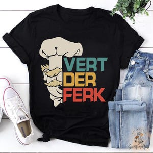 The Swedish Chef Vert Der Ferk Vintage T-Shirt, Funny Muppet Quote Shirt, Retro Cooking Gift Tee, Chef Humor Shirt
