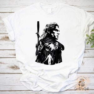 Art The Witcher Geralt Vintage Unisex T-Shirt, Retro The Witcher Shirt, Fan Of The Witcher, The Witcher Sweatshirt, Gift For Fans