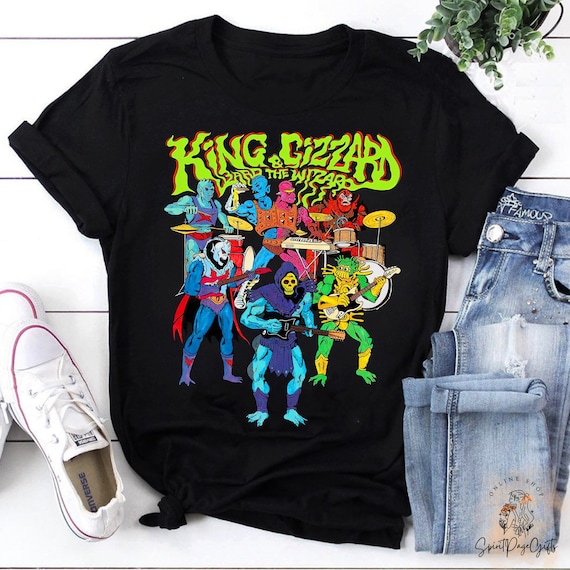 Monster Band King Gizzard & the Lizard Wizard Unisex Vintage T