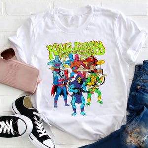 Monster Band King Gizzard & the Lizard Wizard Unisex Vintage T-Shirt, King Gizzard Band Shirt, KGLW Vintage Shirt