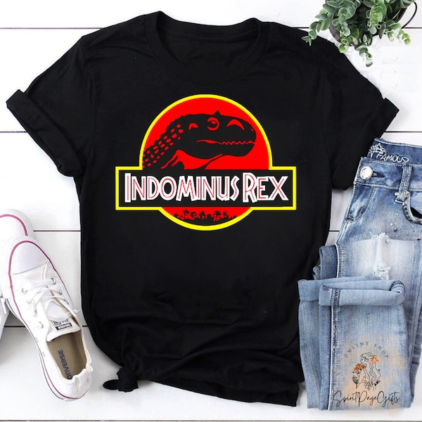 Indominus Rex 1993 Jurassic World Vintage T-Shirt, Dinosaurier Shirt, Dinosaurier Liebhaber Shirt, Jurassic Park Shirt, Jurassic World Shirt