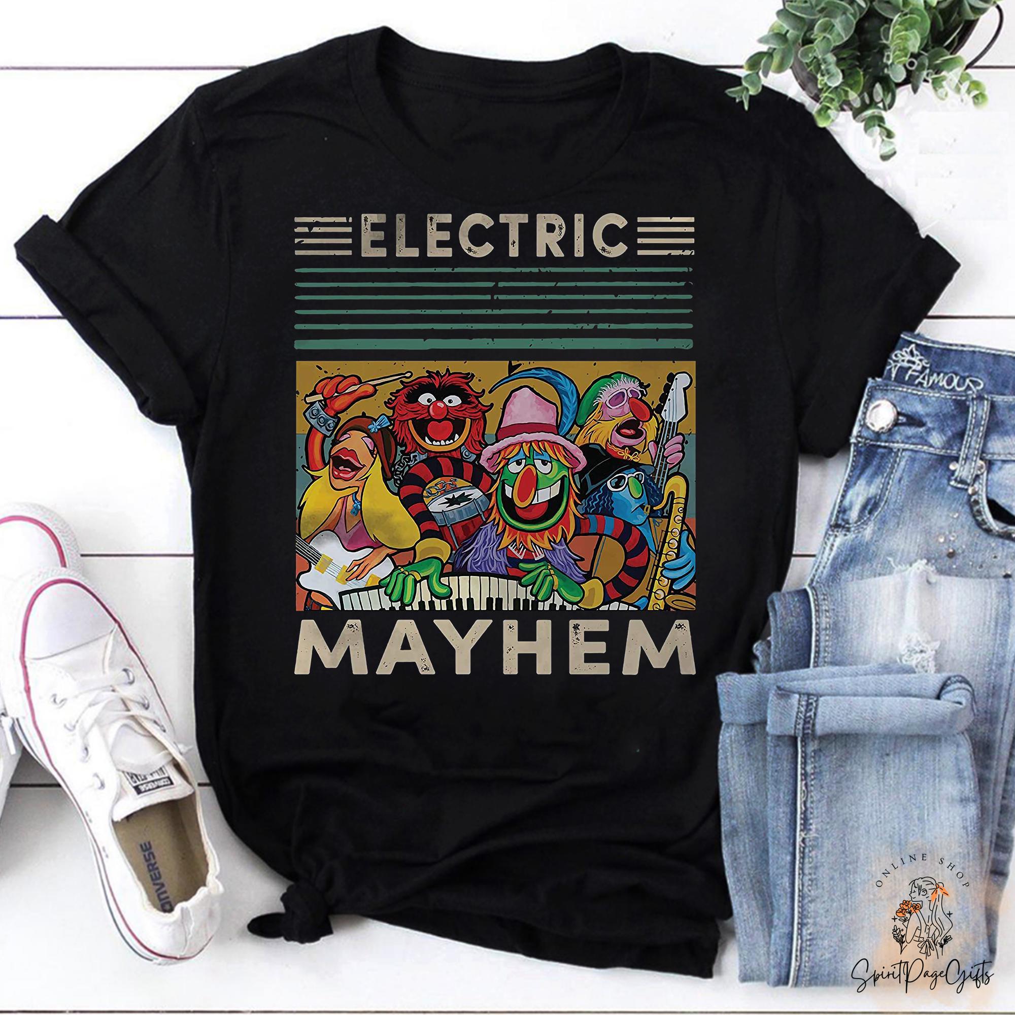 T-shirt Femme Dr. Teeth And The Electric Mayhem The Muppet Show - Taille M - Noir - Coton