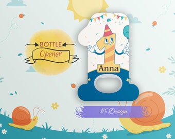 Personalisierte Babyparty Magnet Flaschenöffner Bevorzugungen