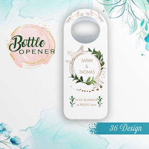 Wedding Gift, Custom Wedding Gift, Customizable Wedding Favor For Guests in Bulk, Save The Date, Custom Cap Opener, Wedding Thank You Favor