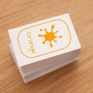 Numbers and Colors Printable Flashcard Bundle