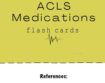 Quick Reference ACLS Medications