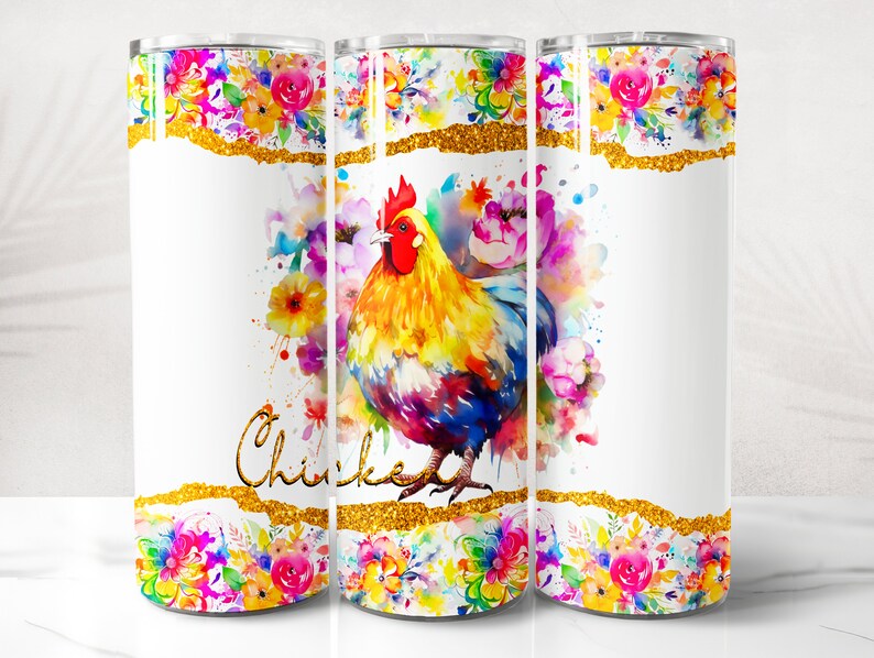 Chicken Tumbler Wrap PNG Design, Chicken Tumbler Wrap 20 Oz Skinny ...