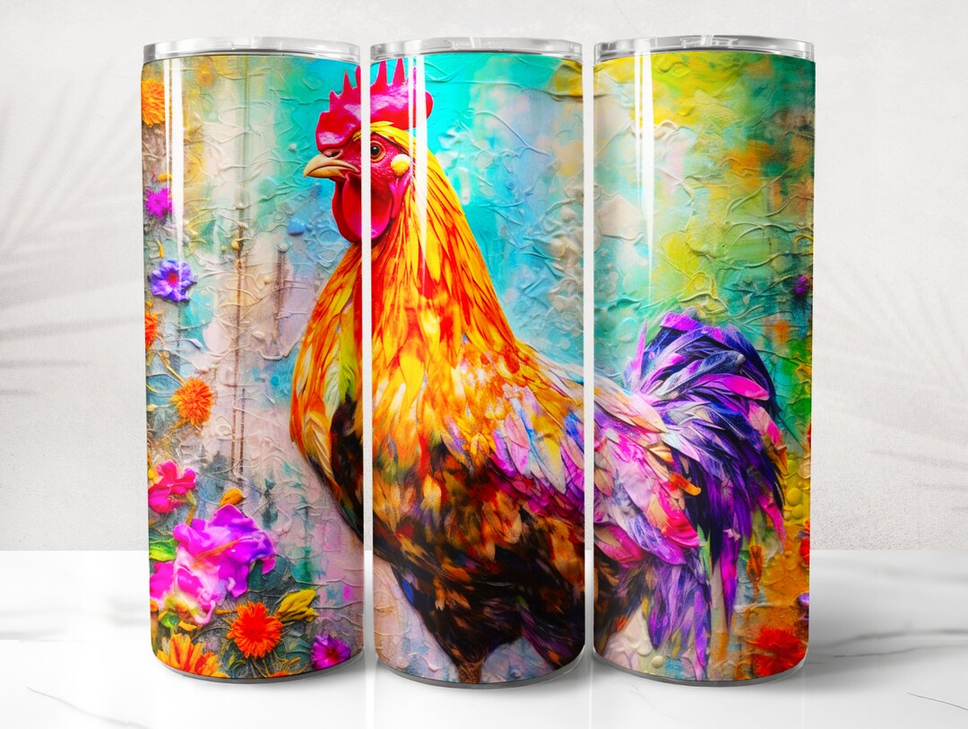 Chicken Tumbler Wrap PNG Design, Chicken Tumbler Wrap 20 Oz Skinny ...