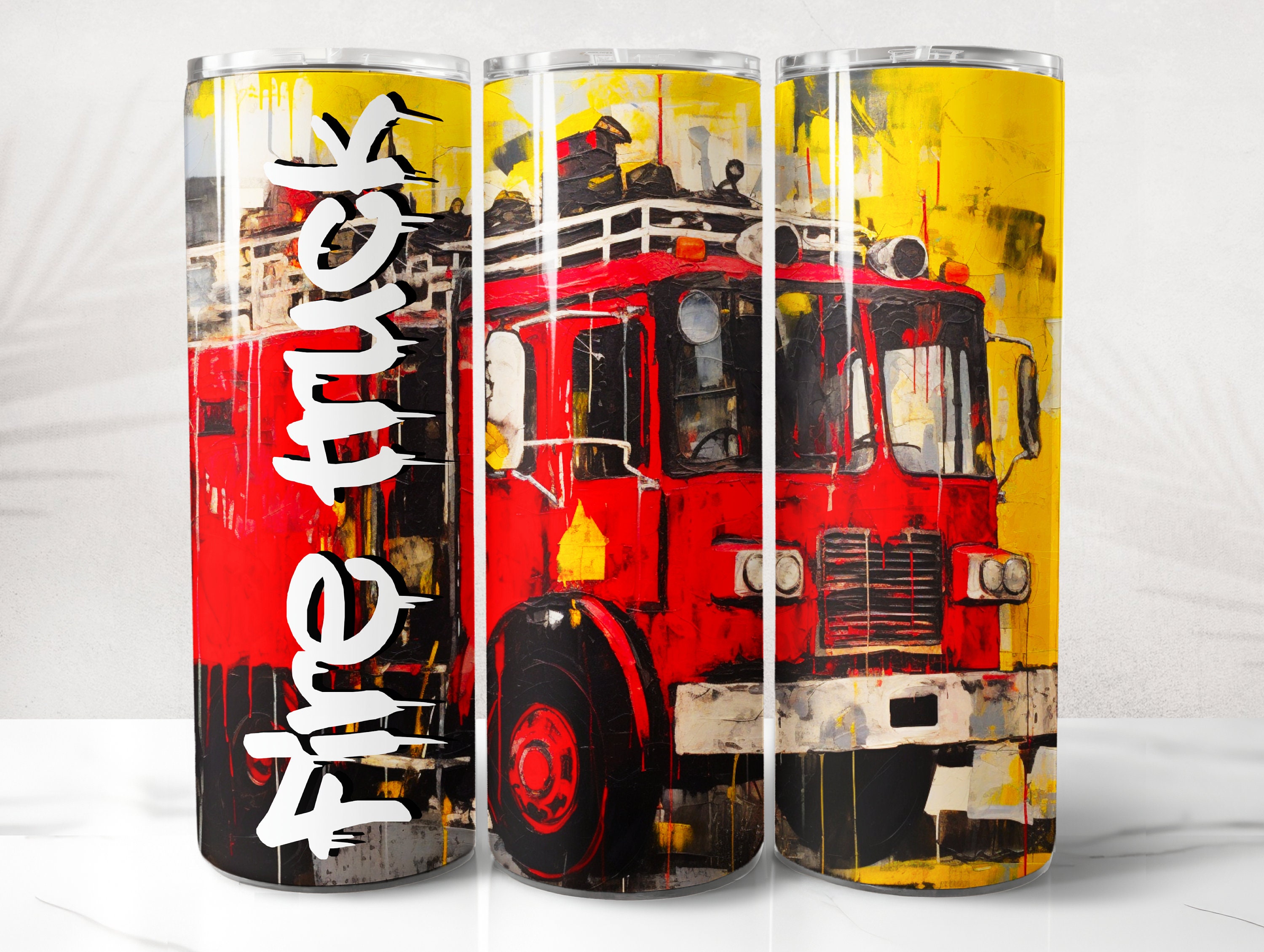 Firefighter Tumbler - Tumblers for Men – Vinyl Chaos Design Co.