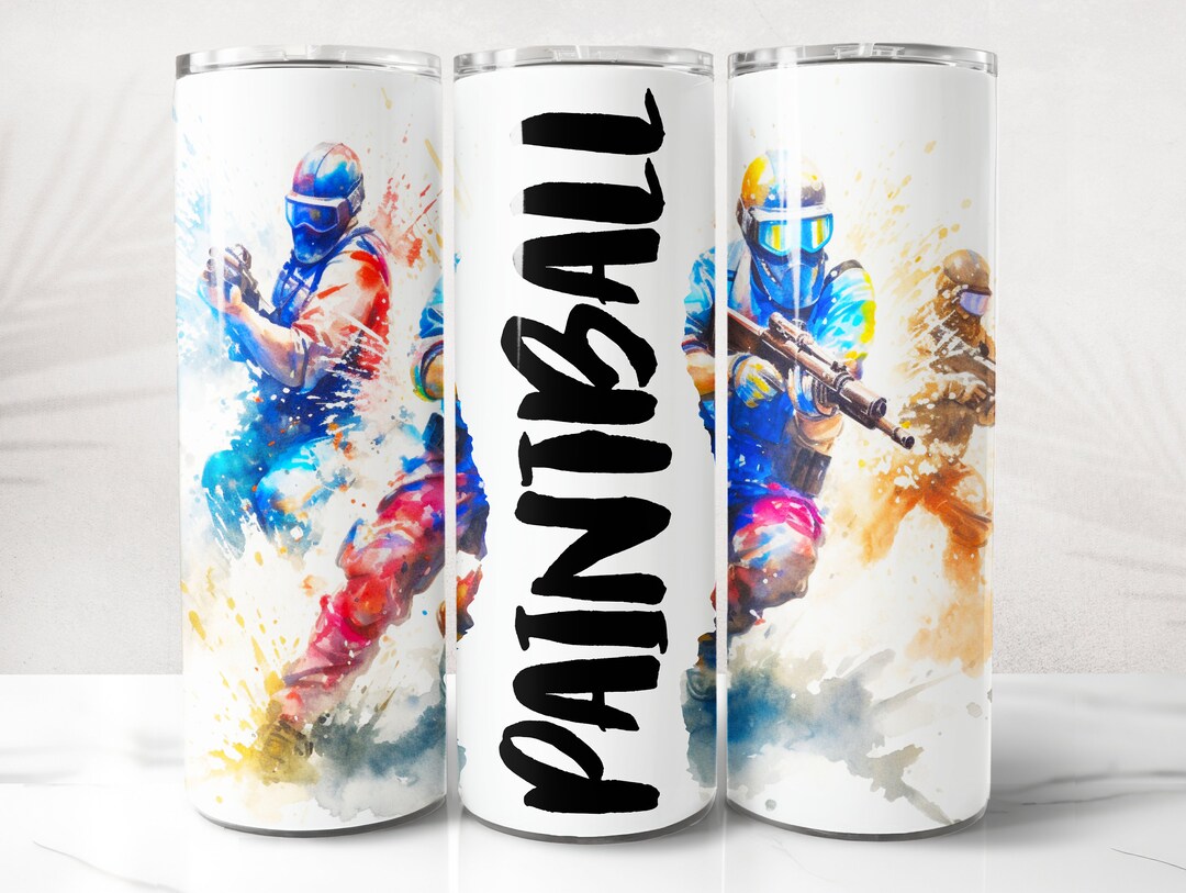 Paintball Tumbler Wrap PNG Design Paintball Tumbler Wrap 20 Etsy