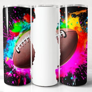 Add Your Own Text Football Tumbler Wrap PNG Design, Football Tumbler Wrap 20 oz Skinny Tumbler Sublimation Instant Digital Download