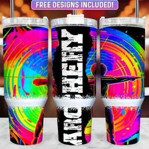 Archery 40oz Tumbler Wrap PNG Design, Archer 40oz Quencher Tumbler Sublimation Wrap, 40 oz Tumbler PNG, Instant Download