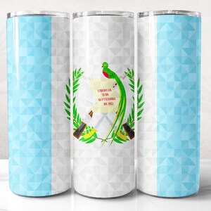 Guatemala Flag Tumbler Wrap PNG Design, Guatemala Tumbler Wrap 20 oz Skinny Tumbler Sublimation Instant Digital Download