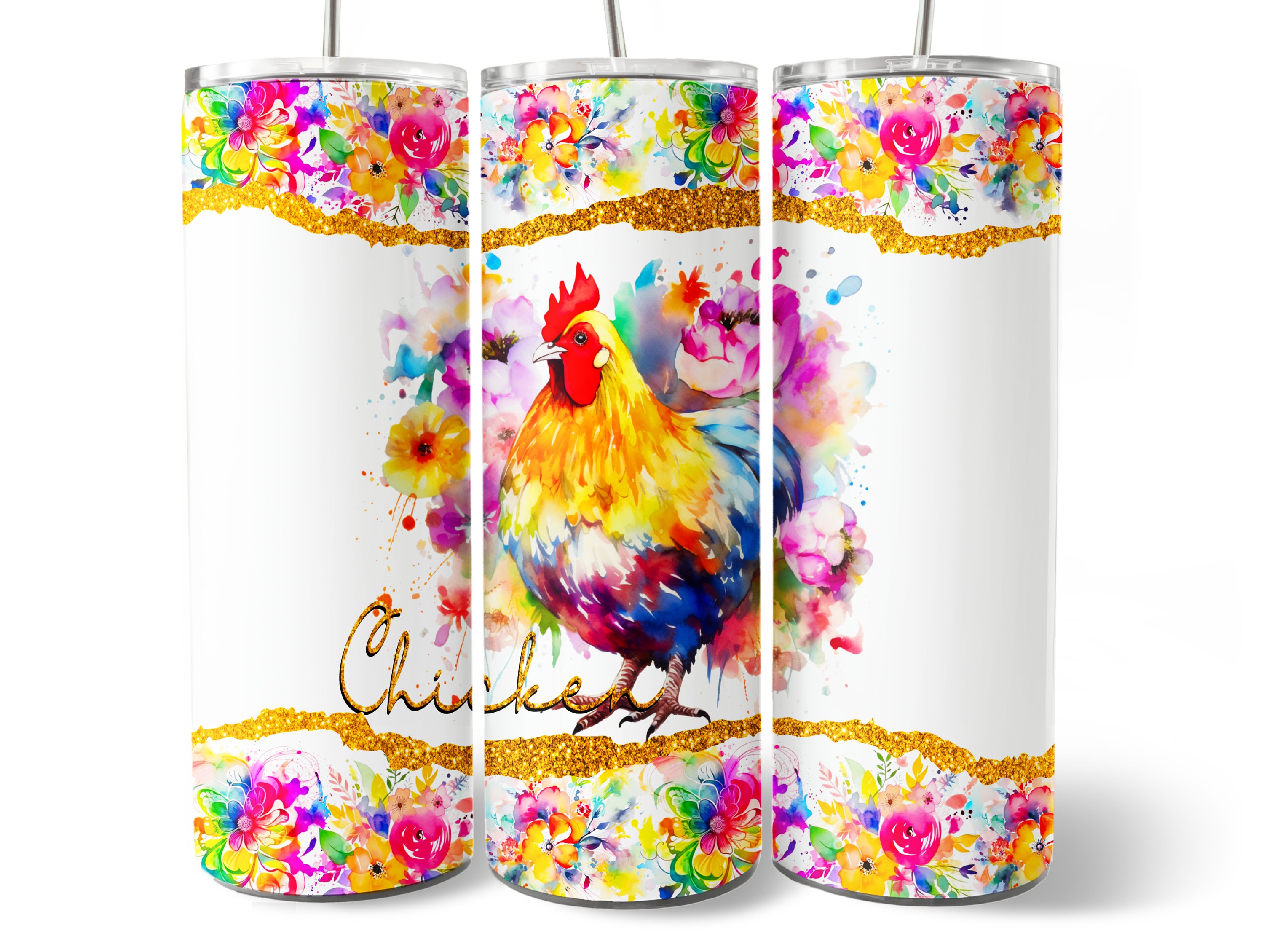 Chicken Tumbler Wrap PNG Design, Chicken Tumbler Wrap 20 Oz Skinny ...