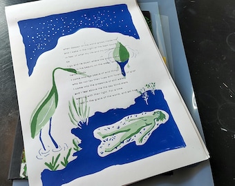 Screen printing, screen print, Peace of the wild things