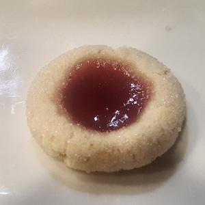 Galletas de fresa con huella digital