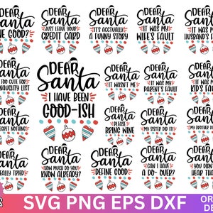 Caro Babbo Natale SVG PNG DXF EPs Bundle, Camicia natalizia in famiglia Svg, Divertente camicia di gruppo natalizia, Camicie natalizie abbinate Svg, Fratello Natale