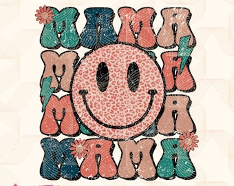 Diseño retro mamá, diseño de sublimación, diseño gráfico, descarga digital, diseño retro, mamá png