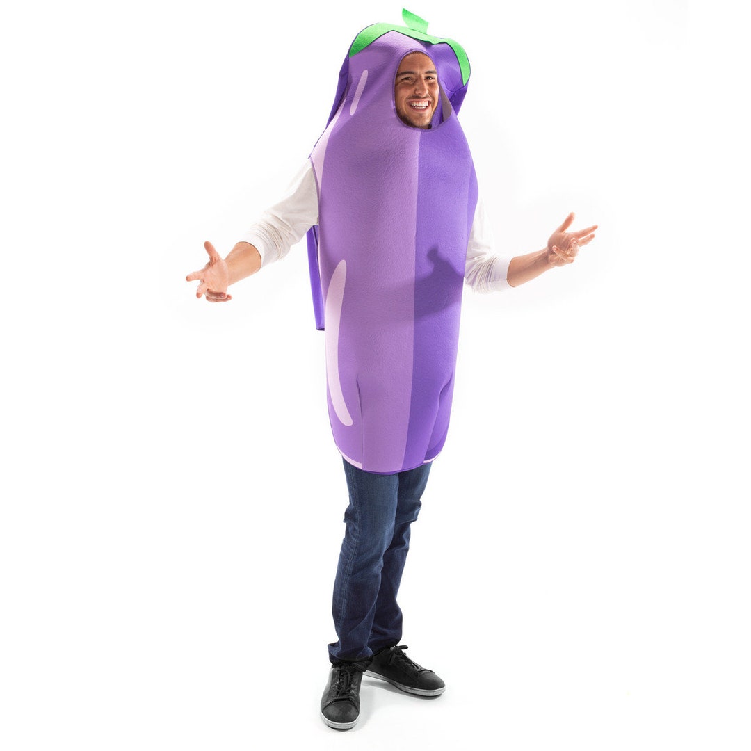 Purple Eggplant Adult Costume Etsy