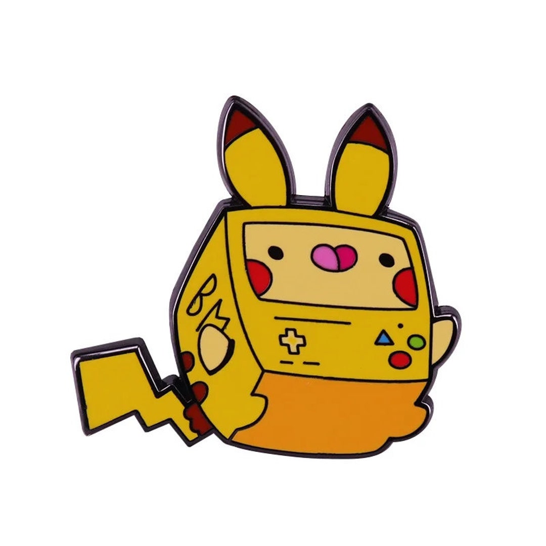Enamel Pin Pokemon Pikachu Bmo Etsy 
