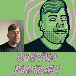 Custom Pixel Art Portrait