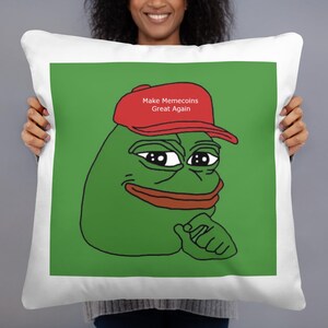 Pepe the sale frog pillow