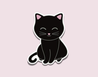 Black Cat Sticker