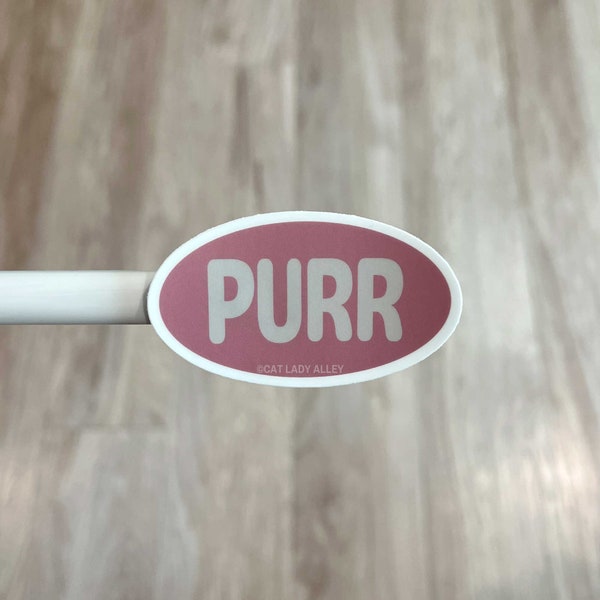 Purr Cat Sticker