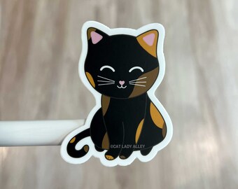 Tortie Cat Sticker