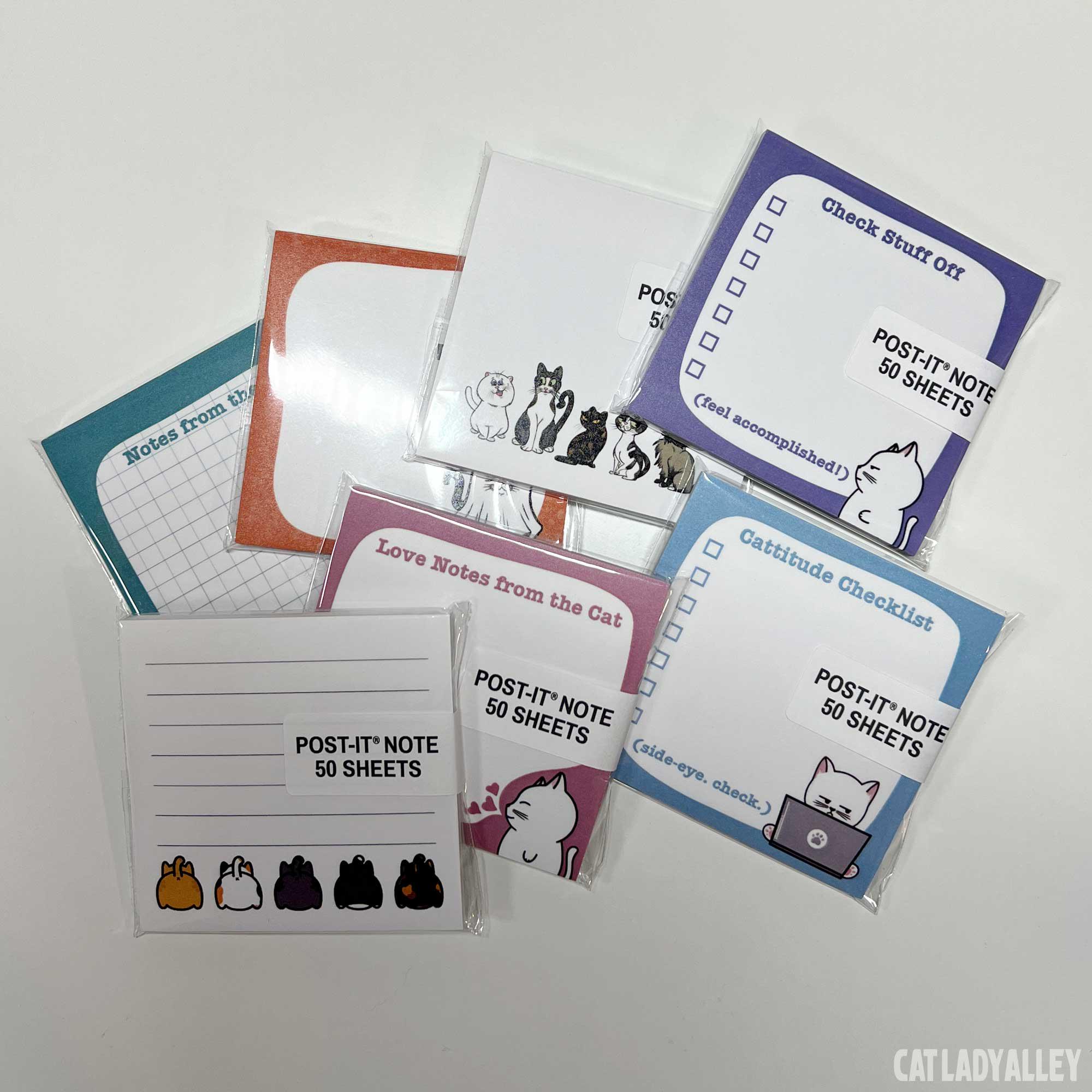 Notes From the Cat Sticky Note | 50 Sheets - Etsy