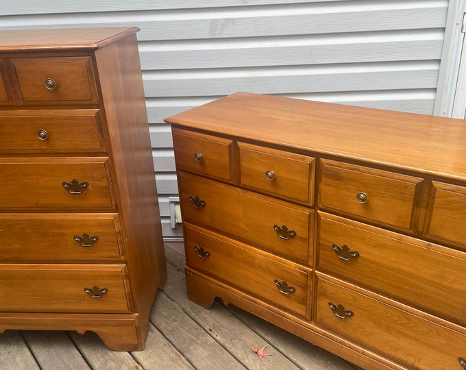 Vintage Set of Dressers Etsy