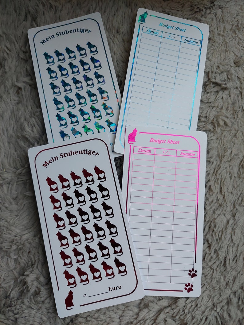 My House Cat Challenge for the A6 Budget Binder in Your Desired Color